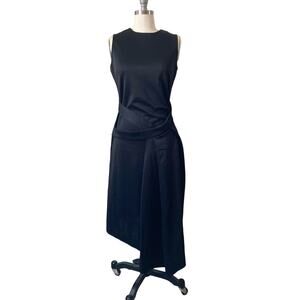 Ursime Women's Dress Size M Black Avant Garde Goth Asymmetrical NWT